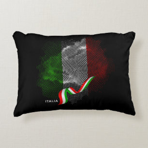 Italienische Flagge Dekokissen
