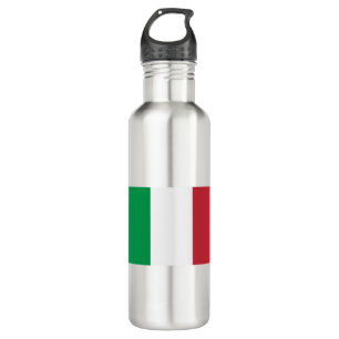 Italienische Flagge Edelstahlflasche