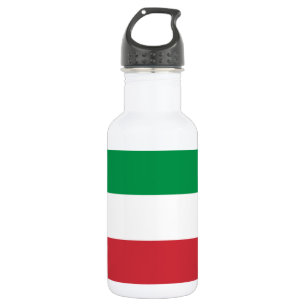 Italienische Flagge Edelstahlflasche
