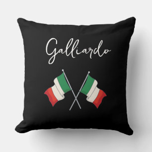 Italienische Flagge Familienzusammenkunft Kissen