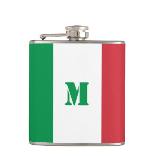 Italienische Flagge Flachmann