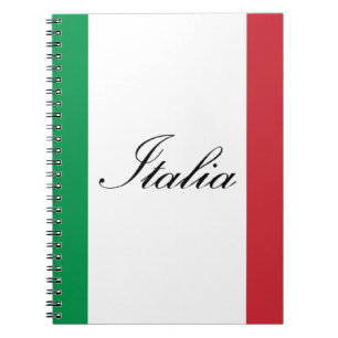Italienische Flagge - Flagge von Italien - Italien Notizblock
