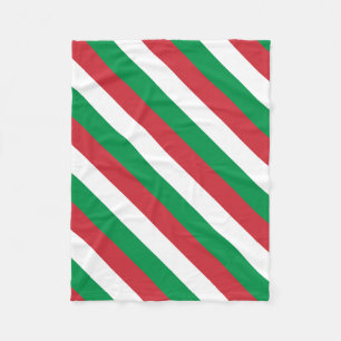 Italienische Flagge Fleecedecke
