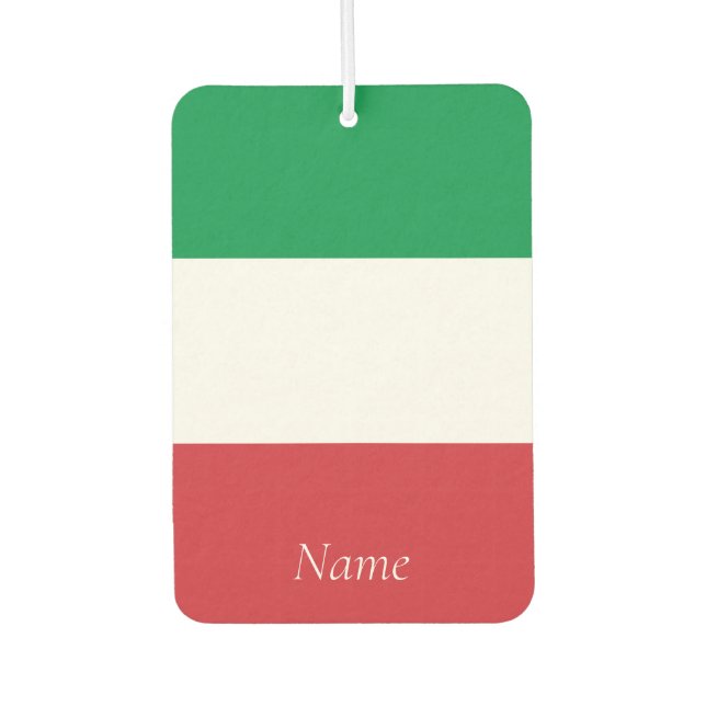 Italienische Flagge für Custom Italy Autolufterfrischer (Vorderseite)