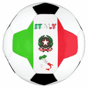 Italienische Flagge Fußball