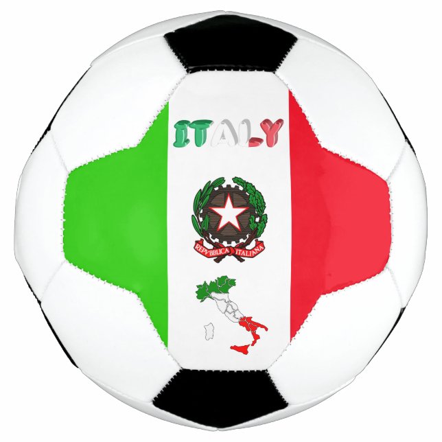 Italienische Flagge Fußball (Vorderseite)