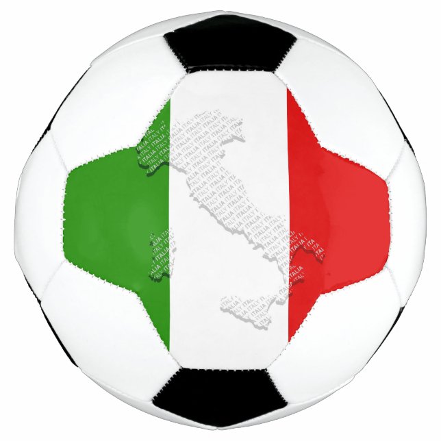 Italienische Flagge Fußball (Vorderseite)