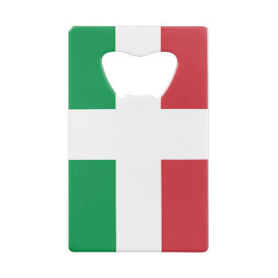 Italienische Flagge Geldbeutel Flaschenöffner
