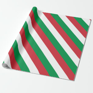 Italienische Flagge Geschenkpapier