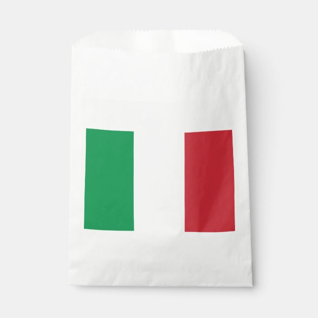 Italienische Flagge Geschenktütchen (Vorderseite)