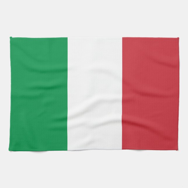 Italienische Flagge Geschirrtuch (Horizontal)