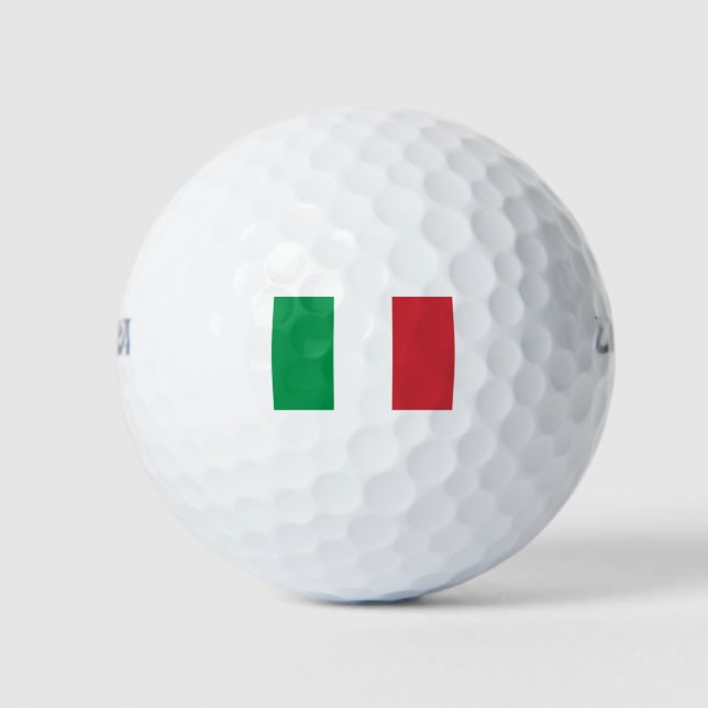 Italienische Flagge Golfball (Vorderseite)