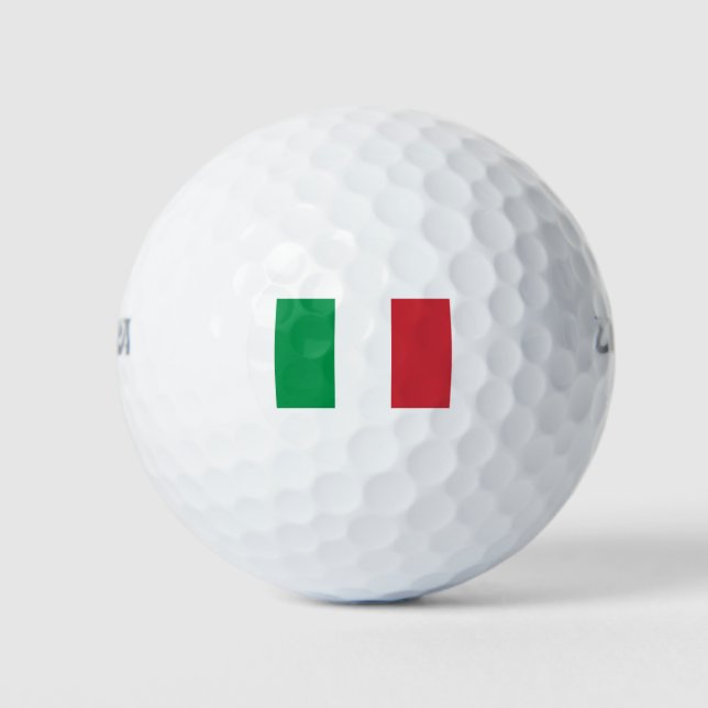 Italienische Flagge Golfball (Vorderseite)