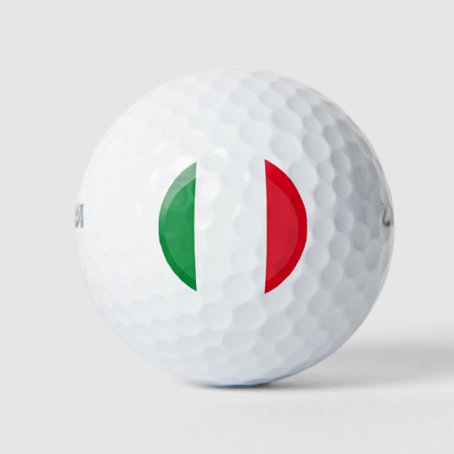 Italienische Flagge Golfball (Vorderseite)