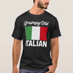 Italienische Flagge Grumpy Alte italienische Großm T-Shirt