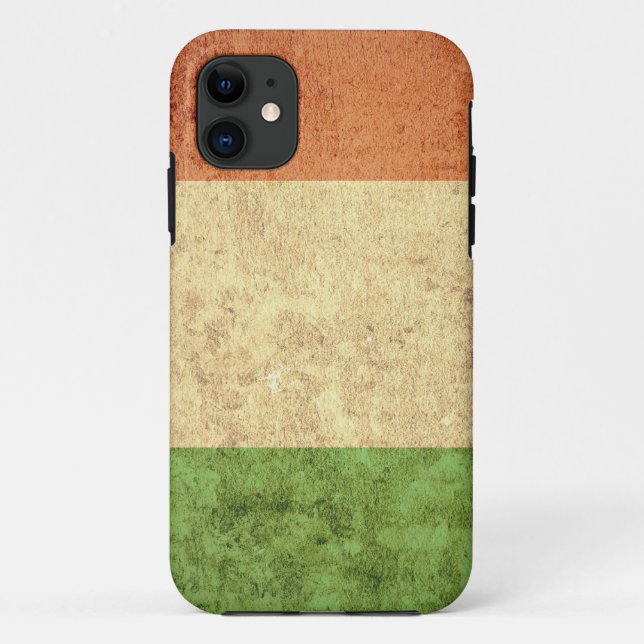 Italienische Flagge - Grunge Case-Mate iPhone Hülle (Rückseite)