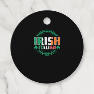 Italienische Flagge Half irisch Halb Italienische Geschenkanhänger