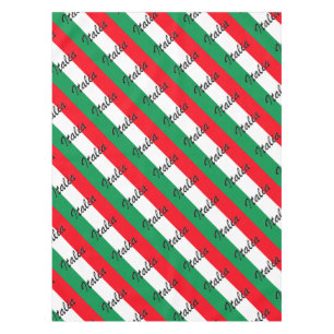 Italienische Flagge - hohe Qualität Tischdecke