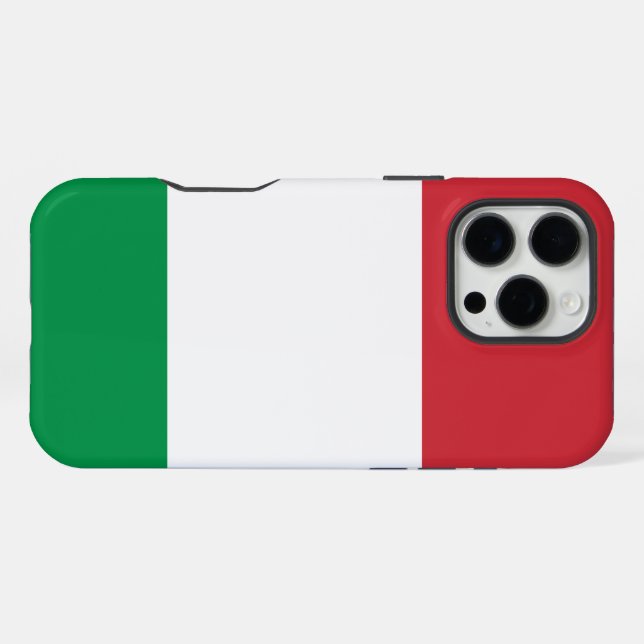 Italienische Flagge iPhone 16 Pro Max Hülle (Rückseite (Horizontal))