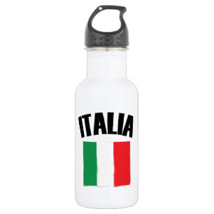 Italienische Flagge Italien Edelstahlflasche