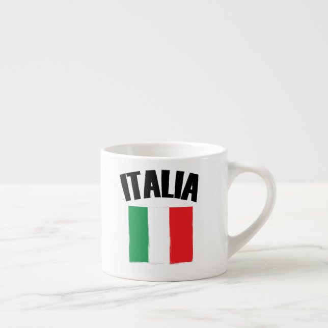 Italienische Flagge Italien Espressotasse (Rechts)