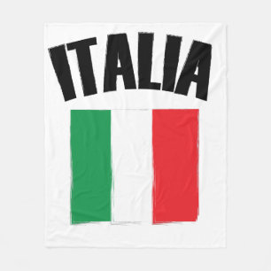 Italienische Flagge Italien Fleecedecke