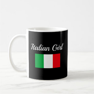 Italienische Flagge Italien Italienisch-amerikanis Kaffeetasse