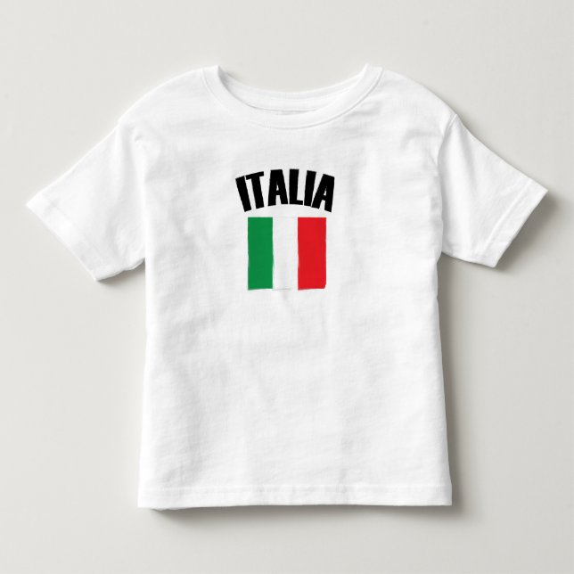 Italienische Flagge Italien Kleinkind T-shirt (Vorderseite)