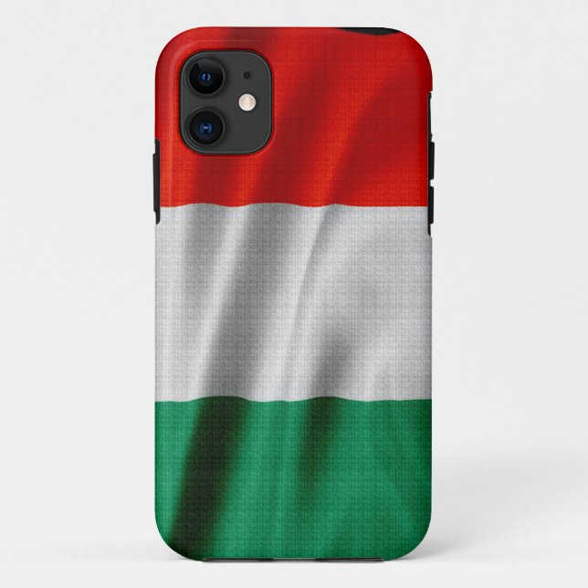 Italienische Flagge Italien Patriotic Phone Case (Rückseite)