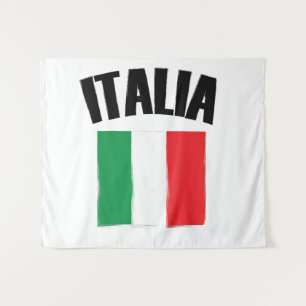 Italienische Flagge Italien Wandteppich