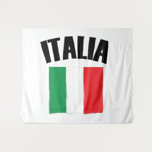 Italienische Flagge Italien Wandteppich