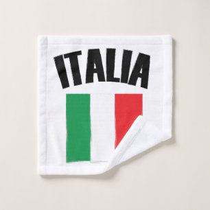 Italienische Flagge Italien Waschlappen