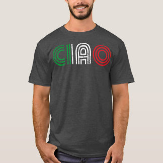 Italienische Flagge Italienisch Italiano Retro T-Shirt