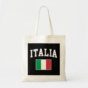 Italienische Flagge Italienische Familie Herren Wo Tragetasche