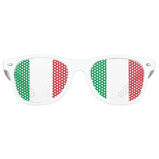 Italienische Flagge - italienische Flagge Sonnenbrille (Vorderseite)