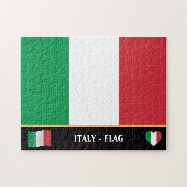 Italienische Flagge / Italienisches Land / Italien (Horizontal)