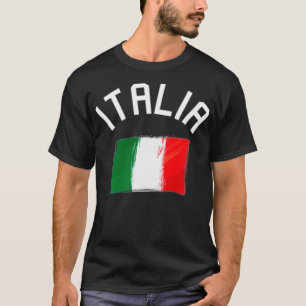 Italienische Flagge Italienisches Pocket Design T-Shirt