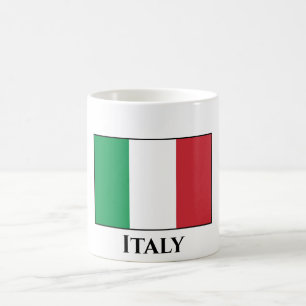 Italienische Flagge Kaffeetasse