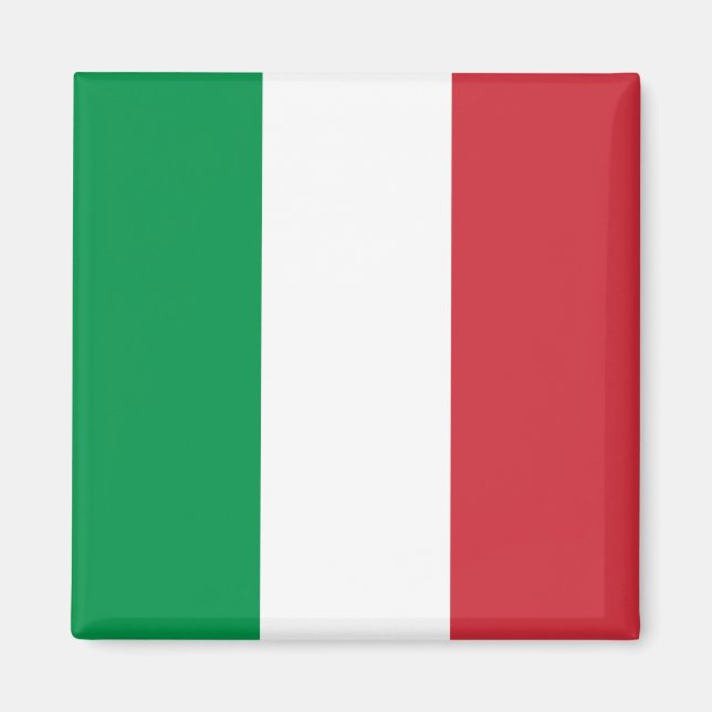 Italienische Flagge Magnet (Vorne)
