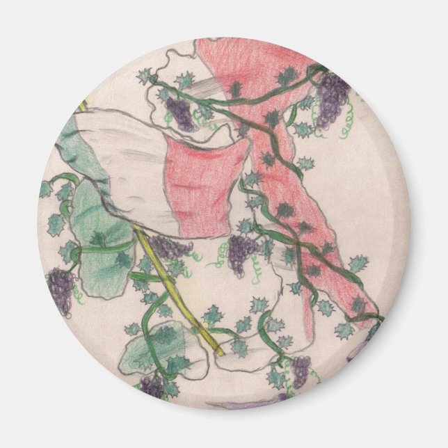 italienische Flagge Magnet (Vorne)