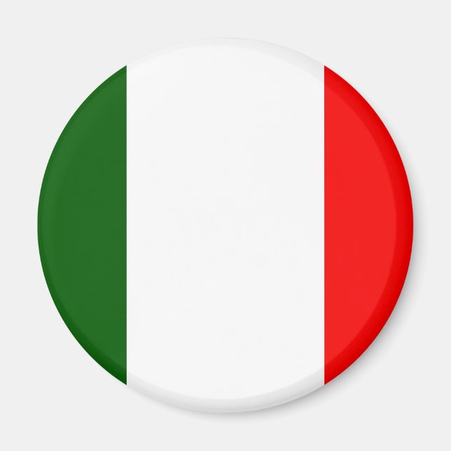 Italienische Flagge Magnet (Vorne)