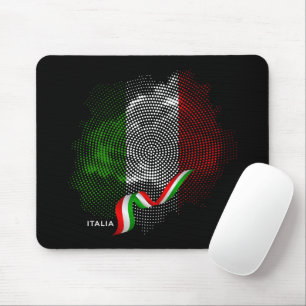 Italienische Flagge Mousepad