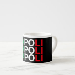 Italienische Flagge NAPOLI Espressotasse