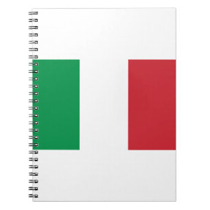 Italienische Flagge Notizblock