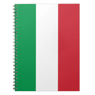 Italienische Flagge Notizblock