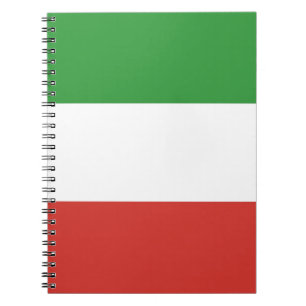 Italienische Flagge Notizblock