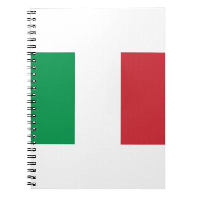 Italienische Flagge Notizblock (Vorderseite)