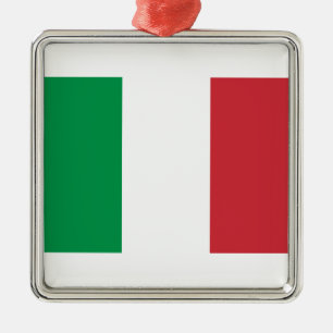 Italienische Flagge Ornament Aus Metall