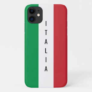 Italienische Flagge personalisierter Name Case-Mate iPhone Hülle