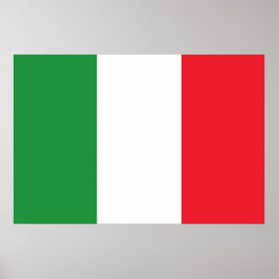 Italienische Flagge Poster